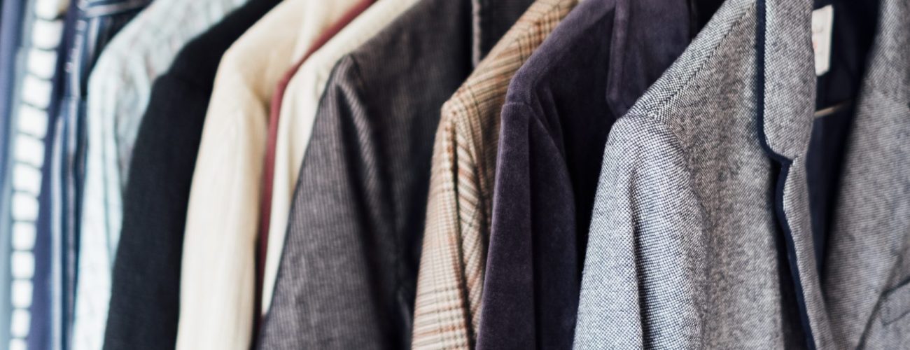 shirt and suit clothesline hanging